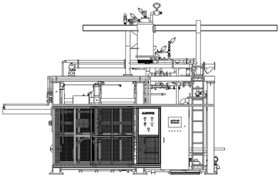 高性能EPS形状鋳造機 380V 自動パッケージング