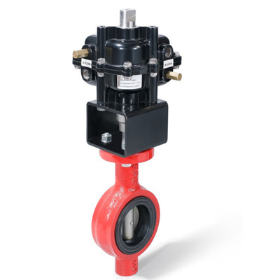 ISO9001空気の蝶弁0.3-0.8mpa DN50